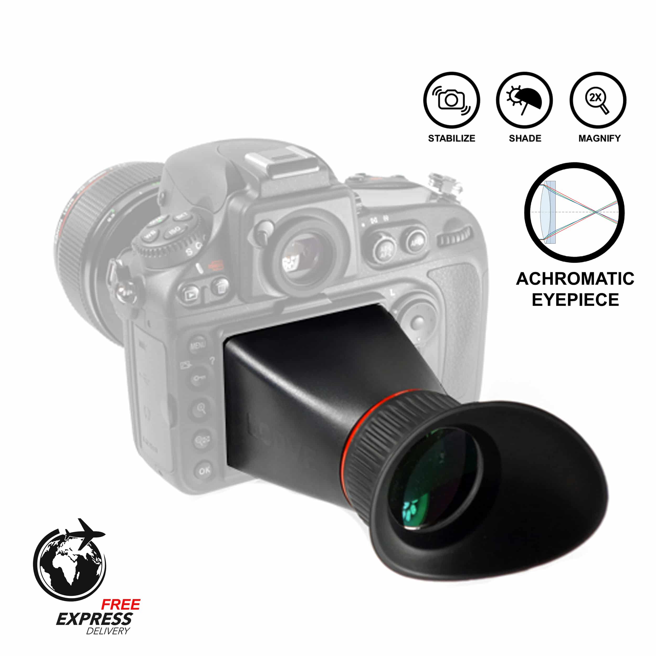 camera with viewfinder on top