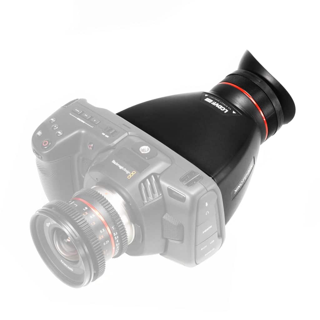 Blackmagic pocket cinema camera viewfinder lcdvf kinotehnik 6k 4k